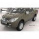 Пороги алюминиевые (Emerald Black) Mitsubishi L200 (2006-2013 / 2014- / 2015-)/ Fiat Fullback (2016-)