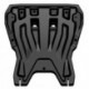 Защита картера двигателя и кпп Suzuki SX4 (2011-2013)/Swift (2011-)  (Композит 8 мм)