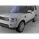 Пороги алюминиевые (Brillant) Land Rover Discovery 4 (2010-)/ Discovery 3 (2008-2010) (серебр)