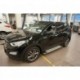 Пороги алюминиевые (Brillant) Hyundai Santa Fe (Хёндай Санта Фе) (2012-/2013-/2015-) (серебр)