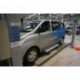 Пороги алюминиевые (Brillant) Hyundai H1 (2007-) (серебр)