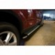 Пороги алюминиевые (Brillant) Land Rover Discovery Sport (2015-) (серебр)