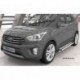 Пороги алюминиевые (Brillant) Hyundai Creta (2016-) (серебр)
