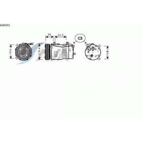 Компрессор кондиционера Volkswagen Betle