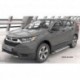 Пороги алюминиевые (Brillant) Honda CR-V (V 2017-) (серебр)