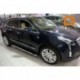 Пороги алюминиевые (Brillant) Cadillac XT5 (2016-) (черн/нерж)