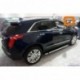 Пороги алюминиевые (Brillant) Cadillac XT5 (2016-) (черн/нерж)