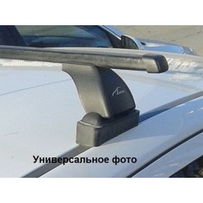 Багажная система LUX с дугами 1,3м прямоугольными в пластике для а/м Mitsubishi ASX 2010-... г.в. со штатным местом