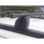 Багажная система LUX с дугами 1,2м прямоугольными в пластике для а/м Ford Galaxy II 2010-2015 г.в. с интегр. рейл.