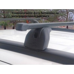 Багажная система LUX с дугами 1,2м прямоугольными в пластике для а/м Ford Galaxy II 2010-2015 г.в. с интегр. рейл.