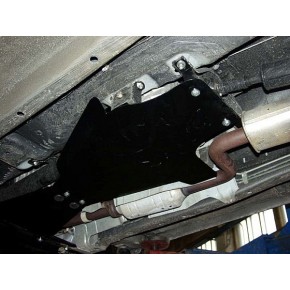 Защита КПП и раздаточной коробки к ВАЗ-2123 СHEVROLET-НИВА (2003-2009-) (Сталь 2 мм)