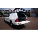 Крыша (кунг) кузова для Toyota Hilux (двойная кабина)(08.2015-) (белая) (1 дверь) Cargo АВС-Дизайн