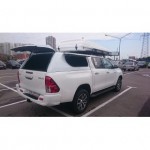 Крыша (кунг) кузова для Toyota Hilux (двойная кабина)(08.2015-) (белая) (3 двери)