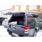 Крышка (кунг) кузова для Mitsubishi L200 (двойная кабина) (2015-)/Fiat Fullback (двойная кабина) (2016-) (1 дверь) (под покраску) АВС-Дизайн