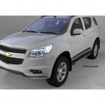 Пороги алюминиевые (Onyx) Chevrolet TrailBlazer (2013-)