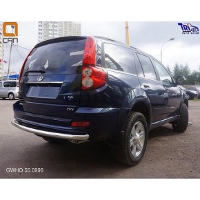 Защита заднего бампера Great Wall Hover (Грейт Вол Ховер) H5 (2010-) (одинарная) d 60