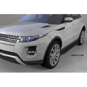 Пороги алюминиевые (Sapphire Black) Land Rover Evoque (2011-) кроме к-ции Dynamic