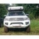 Бампер АВС-Дизайн передний Toyota Hilux 2015- (с оптикой)(белый)