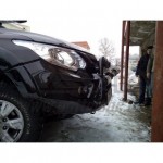 Бампер АВС-Дизайн передний Mitsubishi L200 2015- (с оптикой, чёрный)