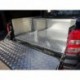 Обшивка грузового кузова Mitsubishi L200 2015- , рифл. алюм. 2мм, 4 части, некрашенный