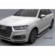 Пороги алюминиевые (Ring) Audi (Ауди) Q7 (2015-) без панорамной крыши