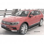 Пороги алюминиевые (Ring) Volkswagen Tiguan (2017-)