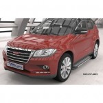 Пороги алюминиевые (Topaz) Haval H2 (2016-)