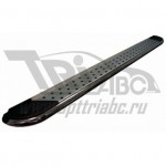 Пороги алюминиевые (Opal) Peugeot Expert (2014-)