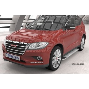 Пороги алюминиевые (Opal) Haval H2 (2016-)