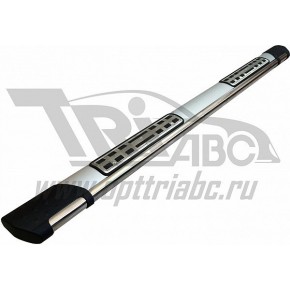 Пороги алюминиевые (Emerald silver ) Peugeot Expert (2014-)