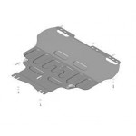 Защита двигателя,кпп Ford Focus II V-1.6,1.8,2.0(04-10)/Focus II V-1.6,1.8,2.0 (11-)/C-max (03-07-15)/Volvo S40 2004-2012 (2 мм, Сталь)