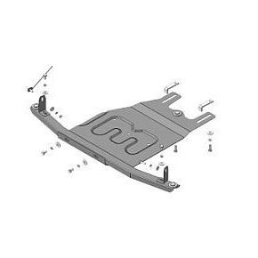 Защита раздаточной коробки Mitsubishi L 200 V-3.0, 2.4 (2015-)/Pajero Sport III V-3.0, 2.4 (2016-)(1.5 мм, Сталь)
