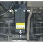 Защита  зад. дифференциала Nissan Terrano V-1,6