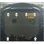 Защита  двигателя,кпп Suzuki Sx4 V-1,6