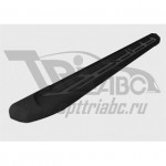 Пороги алюминиевые (Corund Black) Peugeot Expert (2014-)