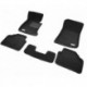 Коврики салона текстильные 3D Lux Premium для BMW X1 E84 (2013 - )(2 ряда)(задние с перемычкой) черный