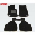 Коврики салона текстильные 3D Lux для BMW 1** F20 (2011 - )(2 ряда)(задние с перемычкой) черный