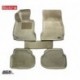 Коврики салона текстильные 3D Lux для BMW 5** F10 (2013 - )(2 ряда)(задние с перемычкой) бежевый