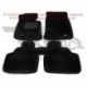 Коврики салона текстильные 3D Lux для BMW 5** F10 (2013 - )(2 ряда)(задние с перемычкой) черный