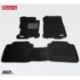 Коврики салона текстильные 3D Lux для Honda Accord (2013 - )(2 ряда)(сплошной 2й ряд) черный