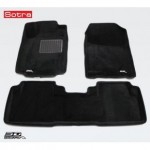 Коврики салона текстильные 3D Lux для Honda CR-V IV 5D (2012 - )(2 ряда)(сплошной 2й ряд) черный