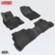 Коврики салона текстильные 3D Lux для Mazda CX-5 (2012 - )(2 ряда)(сплошной 2й ряд) черный