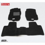 Коврики салона текстильные 3D Lux для Mercedes Benz W164 (ML-Class) (2005 - 2011)(2 ряда)(сплошной 2й ряд) черный