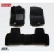 Коврики салона текстильные 3D Lux для Mercedes Benz X166 GL-Classe (2012 - )(2 ряда)(сплошной 2й ряд) черный