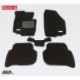 Коврики салона текстильные 3D Lux для Skoda Yeti (2009 - )(2 ряда)(задние с перемычкой) черный