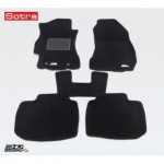 Коврики салона текстильные 3D Lux для Subaru XV (2013 - )(2 ряда)(задние с перемычкой) черный