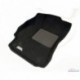 Коврики салона текстильные 3D Lux для Toyota Camry (2011 - )(2 ряда)(сплошной 2й ряд) черный