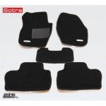 Коврики салона текстильные 3D Lux для Volvo S60 (2010 - )(2 ряда)(задние с перемычкой) черный