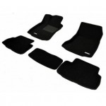 Коврики салона текстильные 3D Lux для MB C117 CLA-Class 2012 LINER 3D Lux с бортиком черные