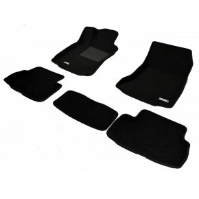 Коврики салона текстильные 3D Lux для MB C117 CLA-Class 2012 LINER 3D Lux с бортиком черные